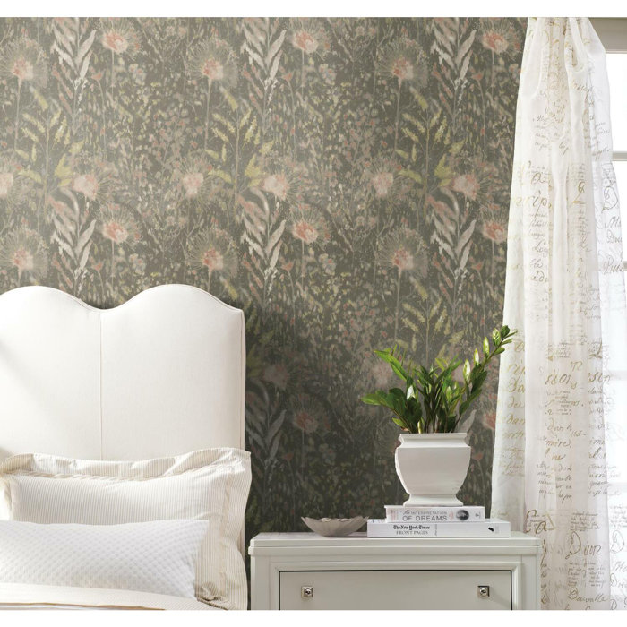 York Wallcoverings DANDELION PEEL & STICK WALLPAPER & Reviews | Wayfair